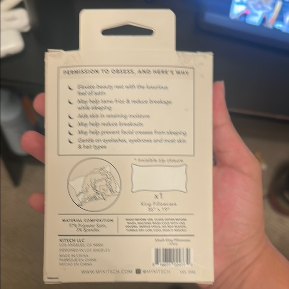 Satin King Size Pillowcase - Picture 2 of 2